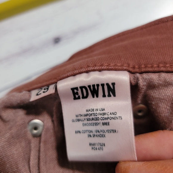 Edwin Warm Brown Jeans - Picture 4 of 8